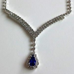 Royal blue Necklace set 🎁